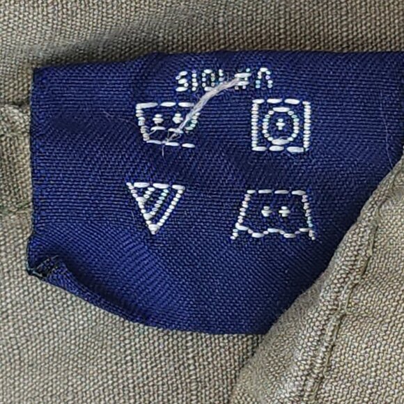 RETRO BUM EQUIPMENT CARGO SHIRT Men's Size Large Small Stash Pocket - Picture 3 of 10